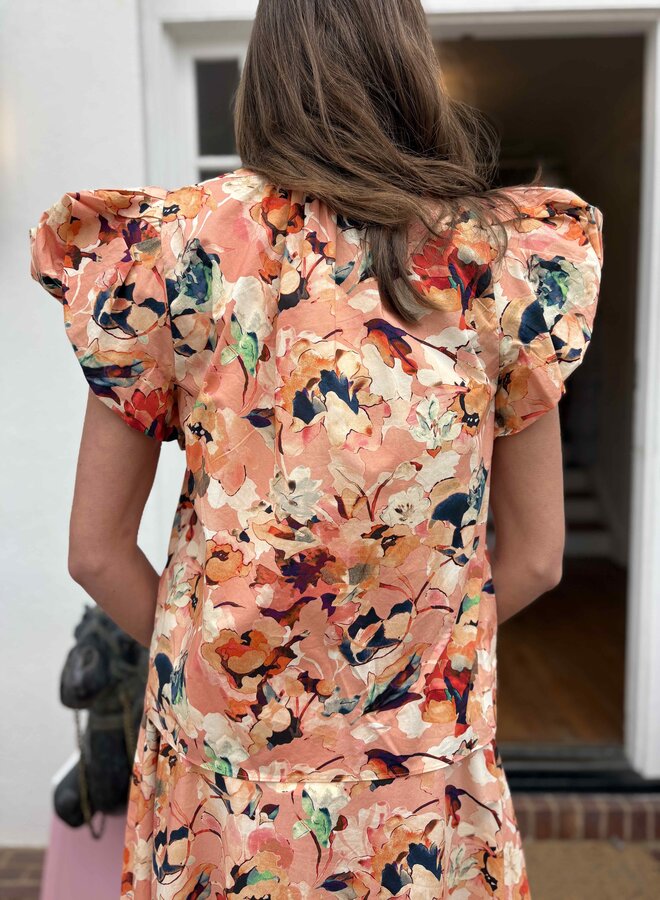 Ulla Johnson- Abril SL Cotton Top- Camellia