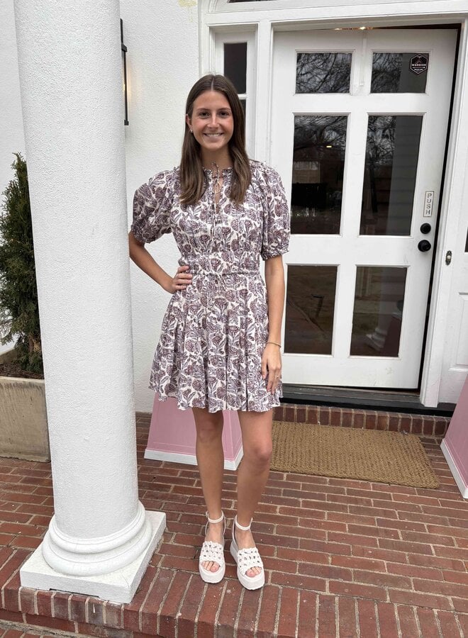 Ulla Johnson- Soffia SS Mini Dress- Meadow