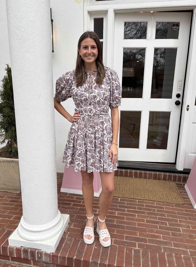 Ulla Johnson- Soffia SS Mini Dress- Meadow