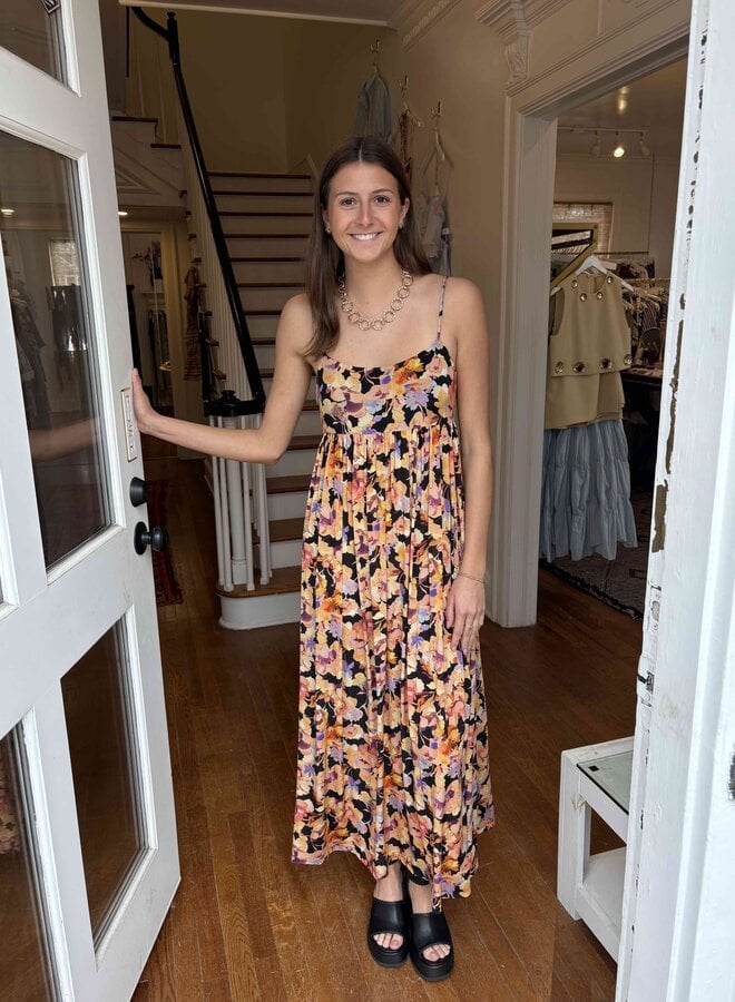 Ulla Johnson- Hayes Sleeveless Jersey Dress- Night Bloom