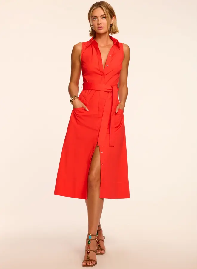 Ramy Brook- Darcey Dress- Crimson