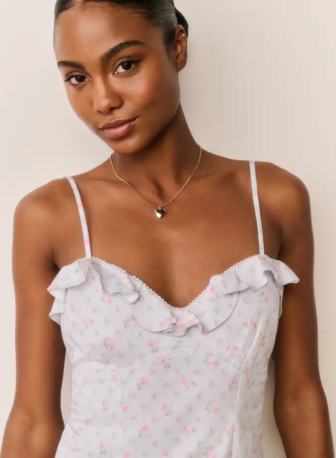 Love Shack Fancy- Stephania Dress- Chapparal Blue