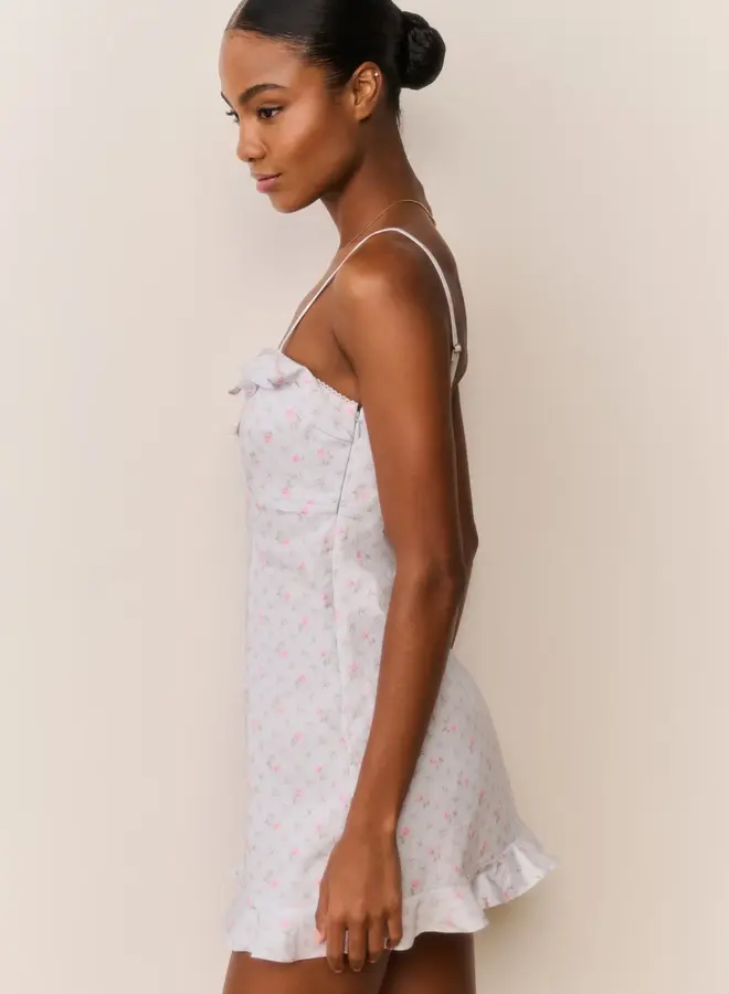 Love Shack Fancy- Stephania Dress- Chapparal Blue