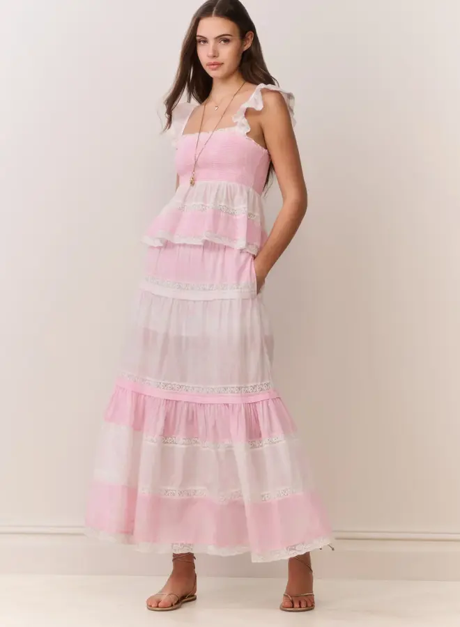 Love Shack Fancy- Phia Skirt- Nantucket Heirloom