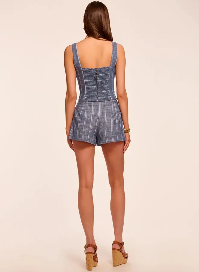 Ramy Brook- Bernadette Short- Indigo Stripe