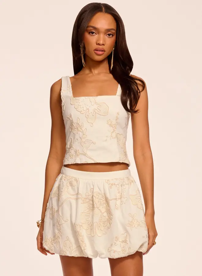 Ramy Brook- Thalia Skirt- White Embroidery