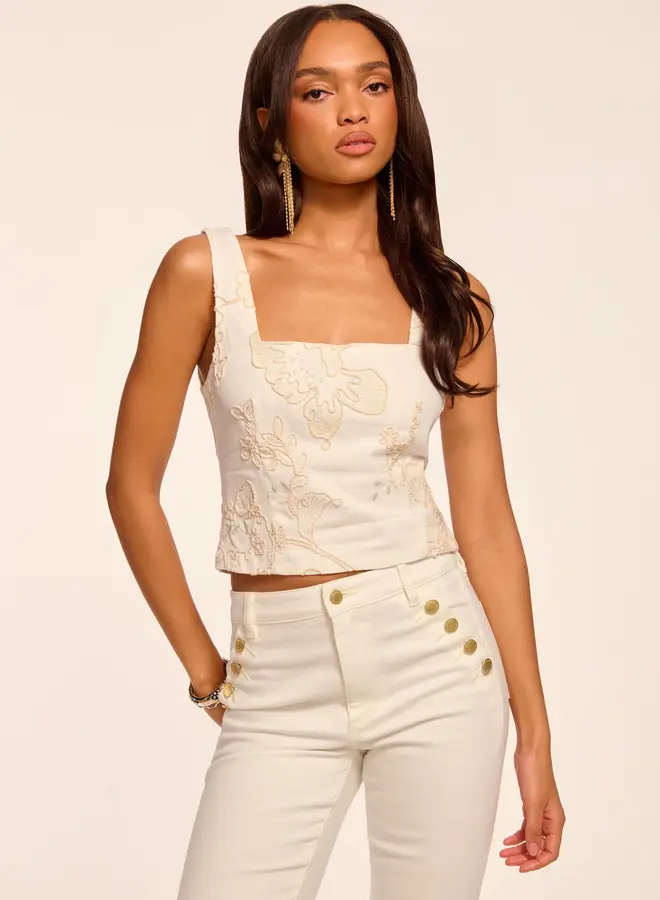 Ramy Brook- Riley- White Embroidery