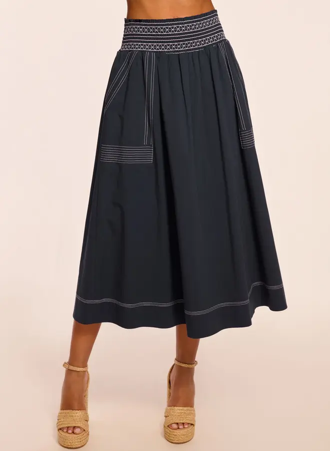 Ramy Brook- Galia Skirt- Navy