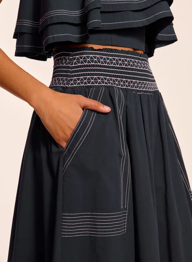 Ramy Brook- Galia Skirt- Navy