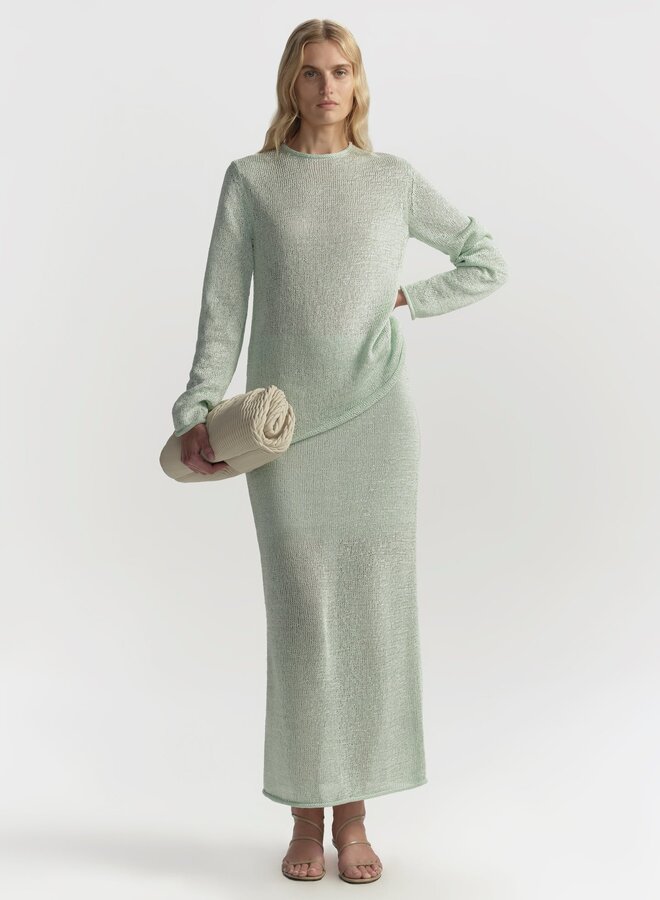 A.L.C.- Loren Skirt- Pale Mint