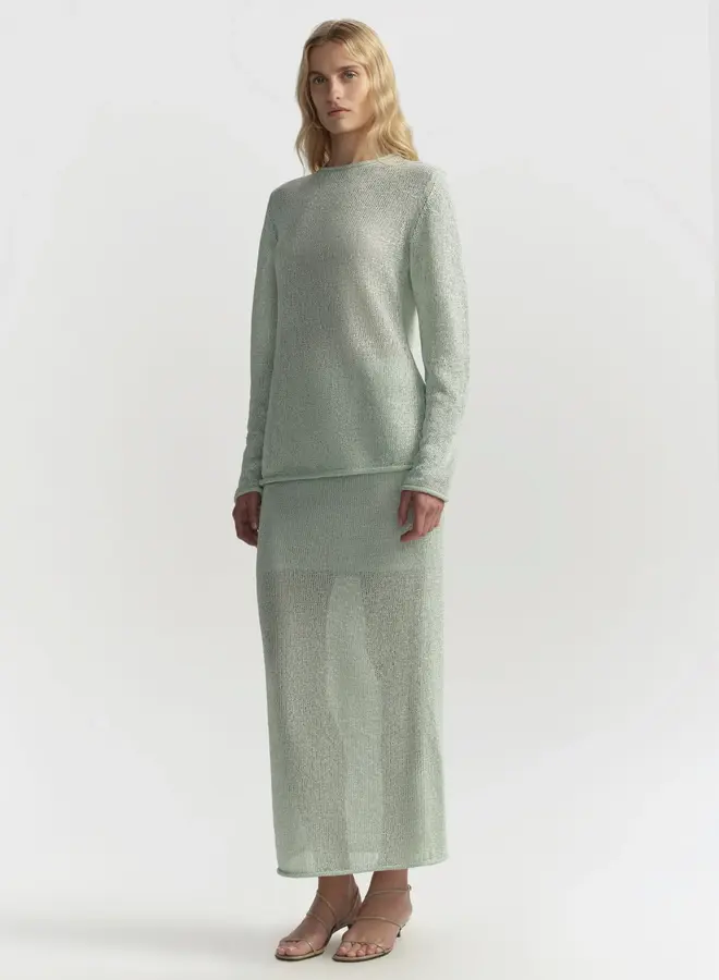 A.L.C.- Loren Skirt- Pale Mint