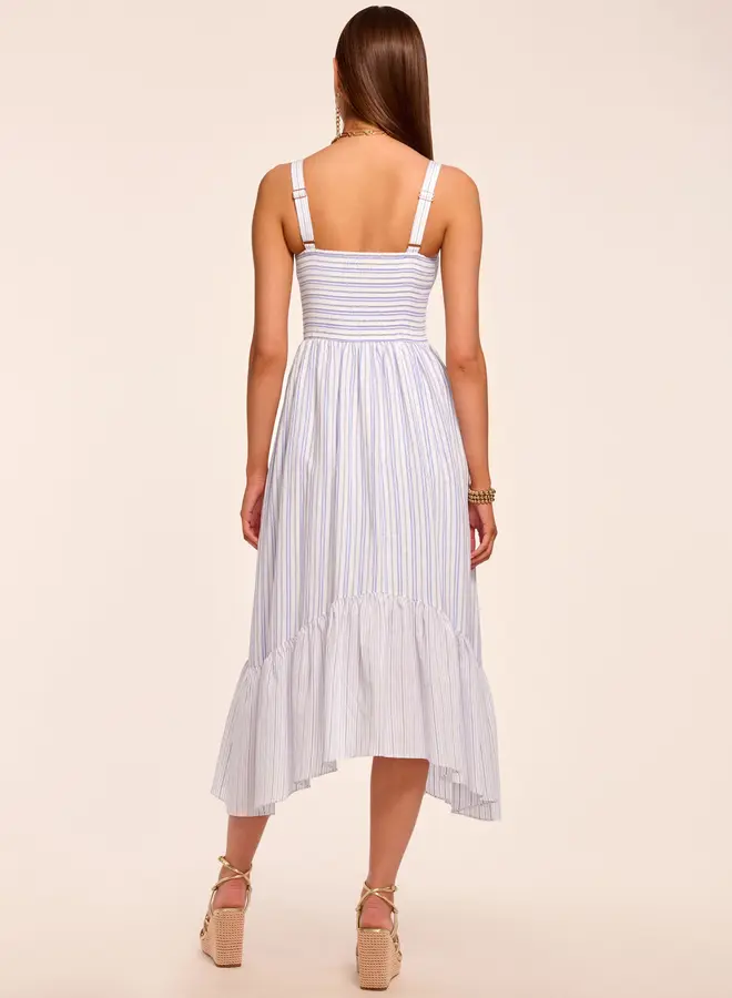 Ramy Brook- Nadia Dress- Blue Stripe Combo