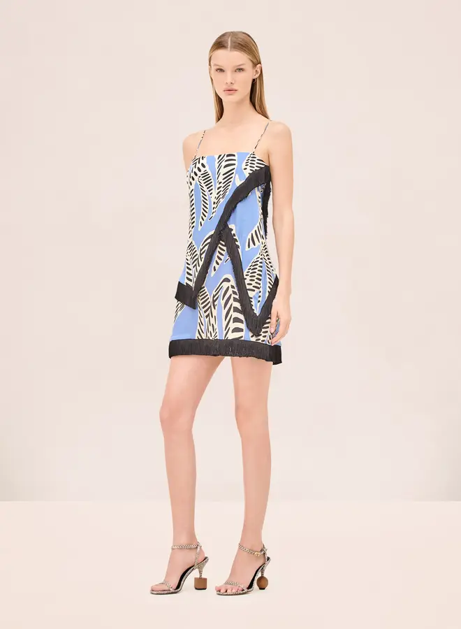 Alexis- Coro Dress- Azure Print