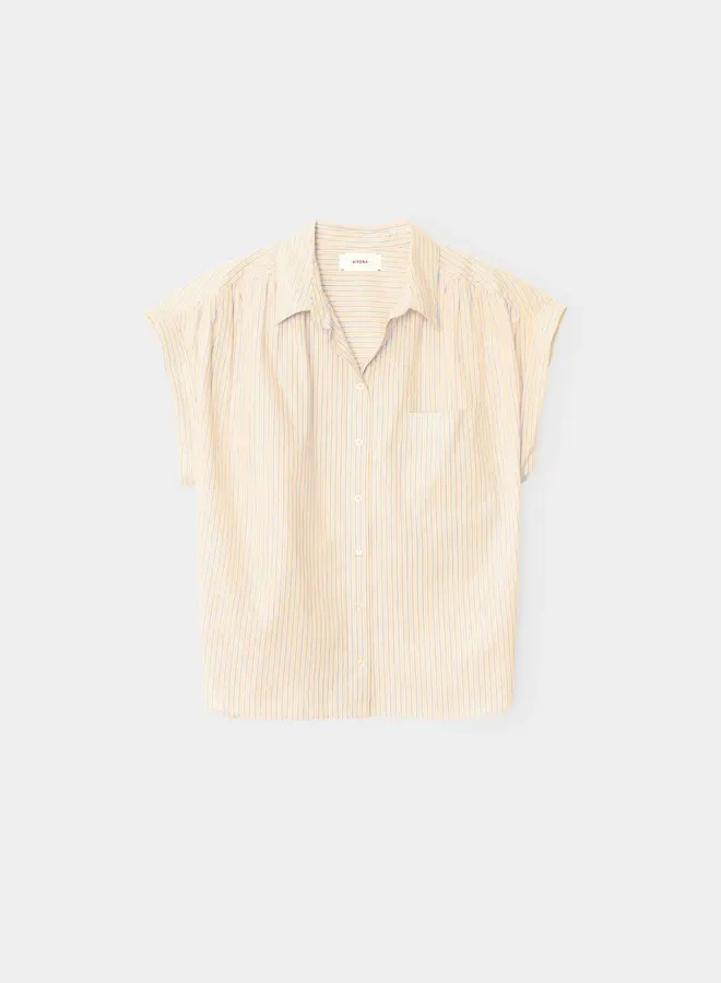 Xirena- Lexi Shirt- Tangerine Sky