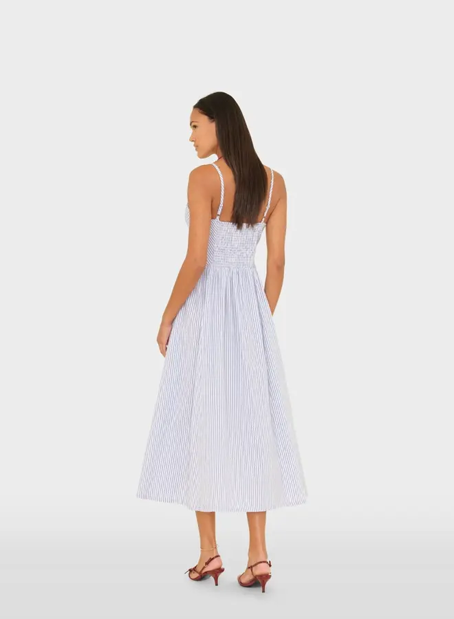 Xirena- Bardot Dress- Blue Aggie