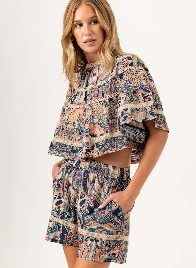 Sundays- Mosaic Fuller Shorts- SPCMO