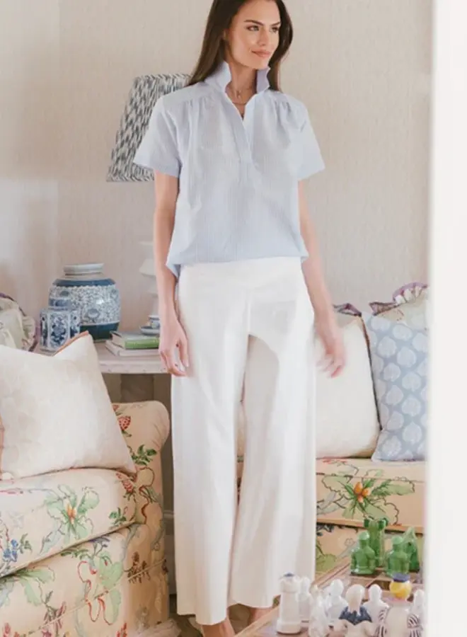 JAG- Brenna Pant- white