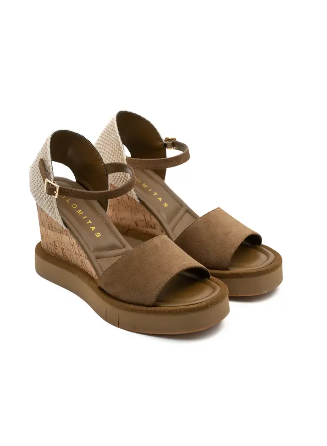 Palomitas- Eileen- Suede Brown
