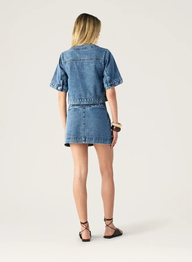 Mos The Label- Aveline Denim Mini Skirt