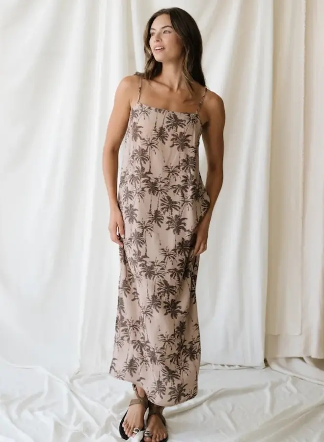 Natalie Busby- Easy Tank Dress - Palm Print