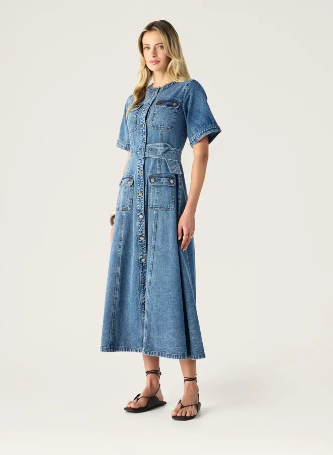 Mos The Label- Aveline Denim Dress