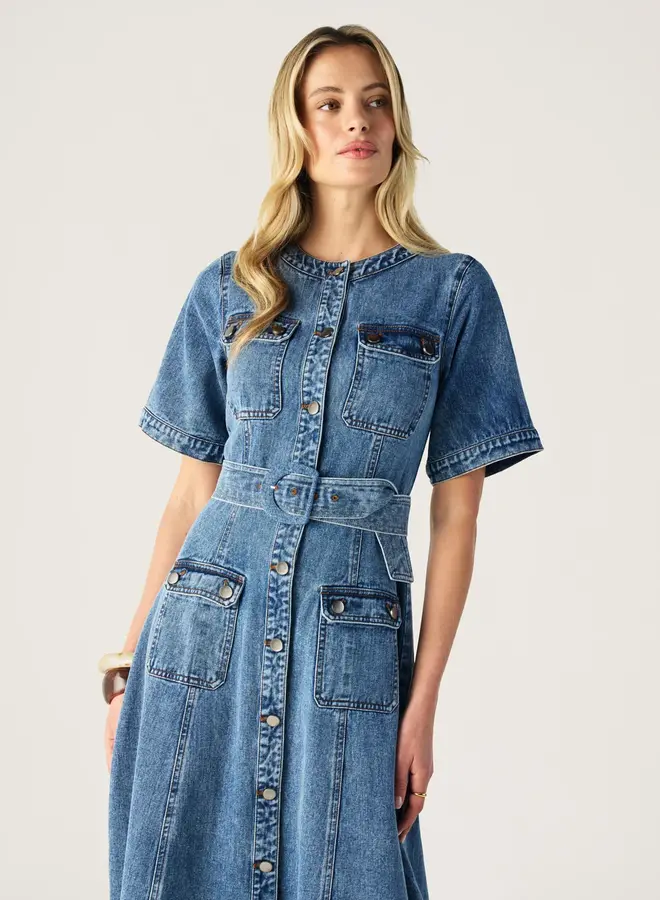 Mos The Label- Aveline Denim Dress