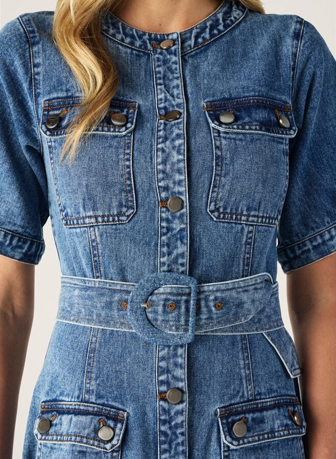 Mos The Label- Aveline Denim Dress