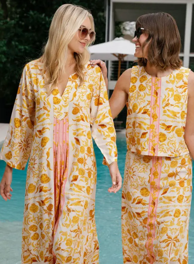 Briton Court- Stacey Boxy Top- Orange