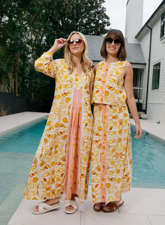 Briton Court- Tiffany Skirt- Orange