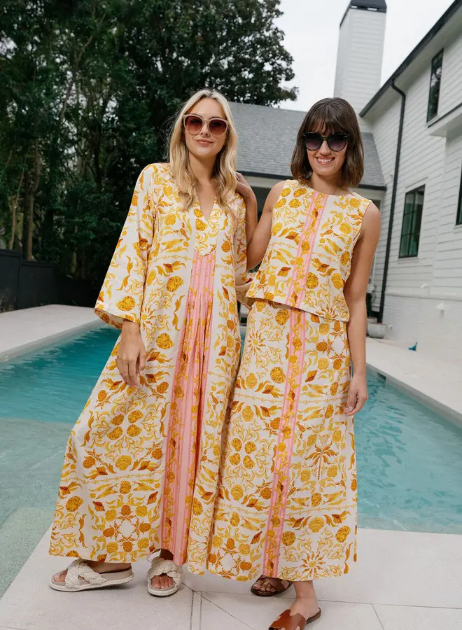 Briton Court- Tiffany Skirt- Orange