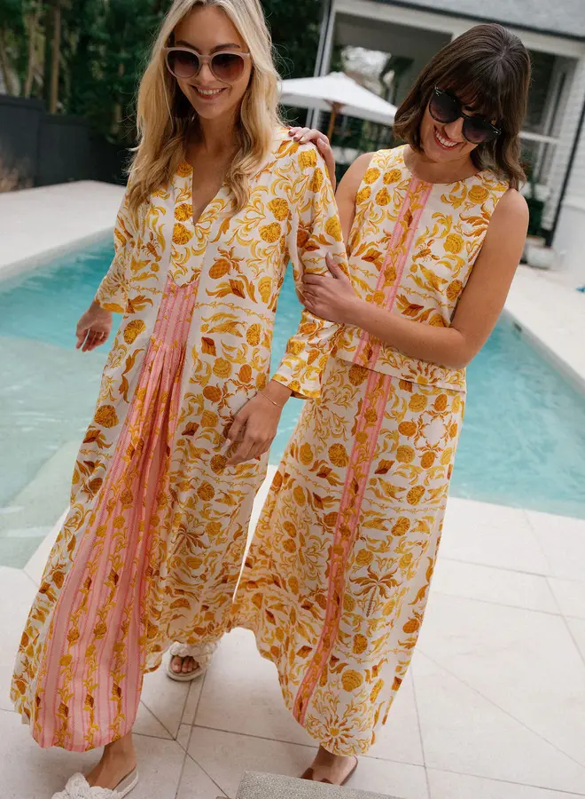 Briton Court- Tiffany Skirt- Orange