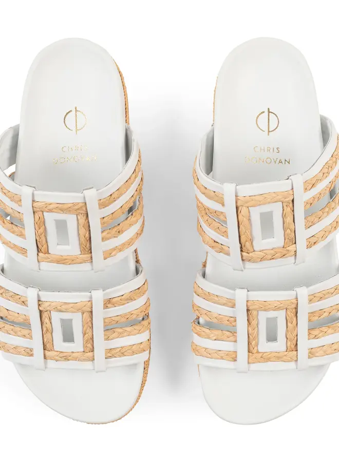 Chris Donovan- Sunny Raffia- White