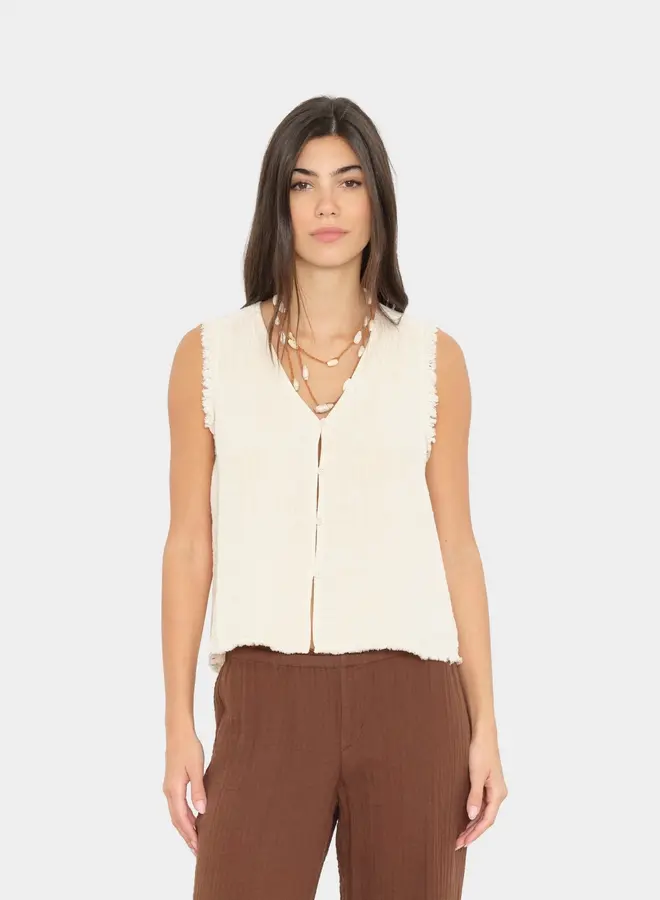 Xirena- Naomie Top- Oysterette