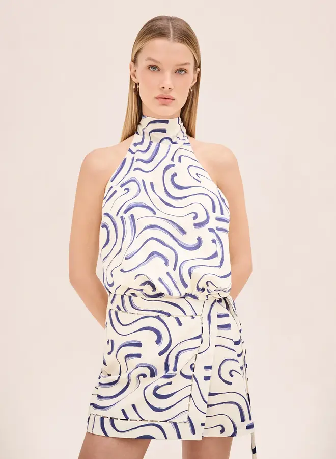 Alexis- Sirenza Dress- Blue Wave