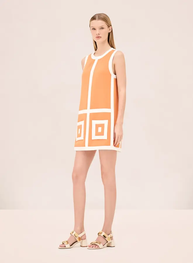 Alexis- Estara Dress- Ember/White