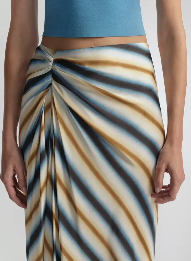 ALC- Jean Skirt- Tahoe Blue/Milk Chocolate
