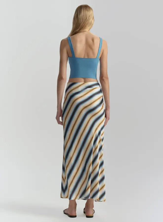 ALC- Jean Skirt- Tahoe Blue/Milk Chocolate