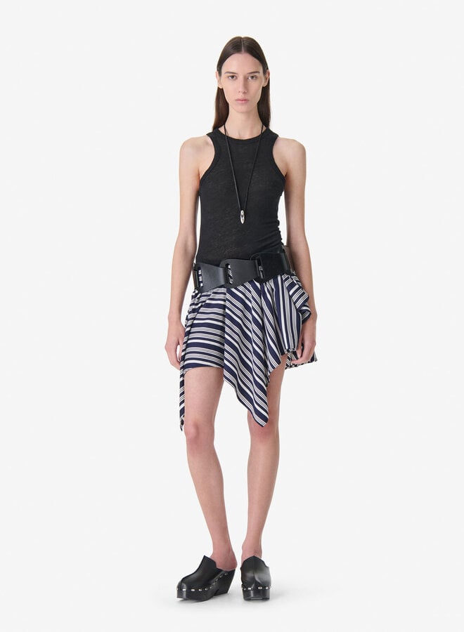 IRO- Utalia- Blue Left Bank Stripe
