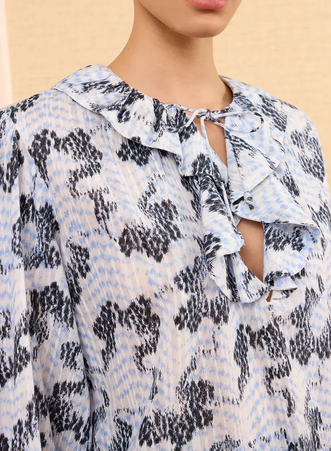 Ulla Johnson- Siena LS Cotton Top- Ciel