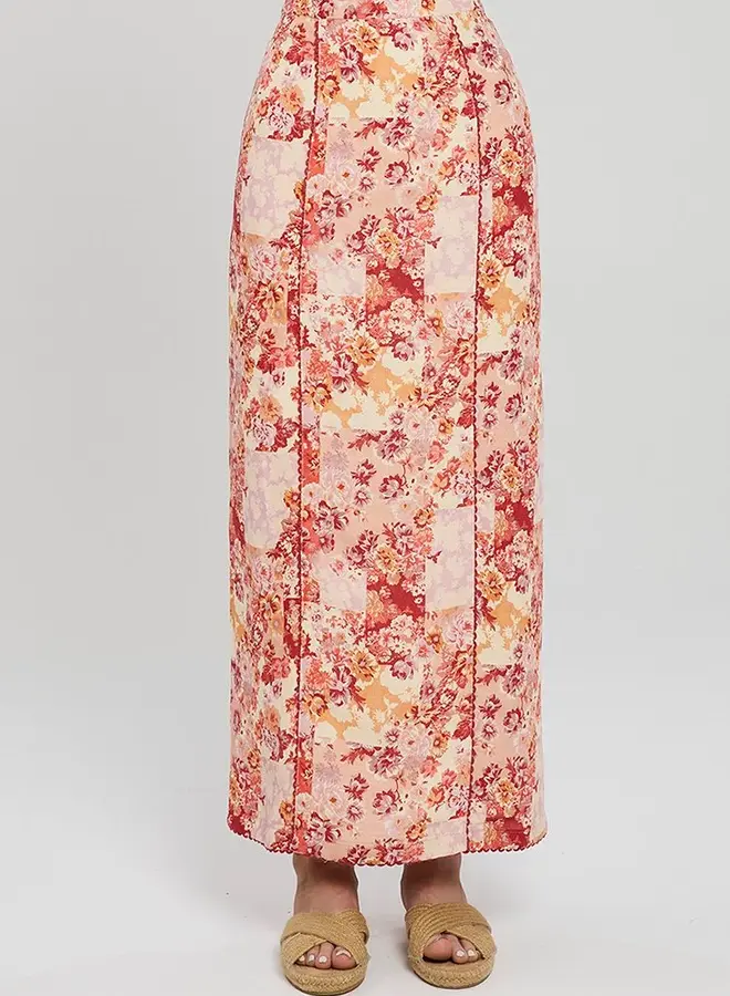 Winona- Selca Midi Skirt- Red