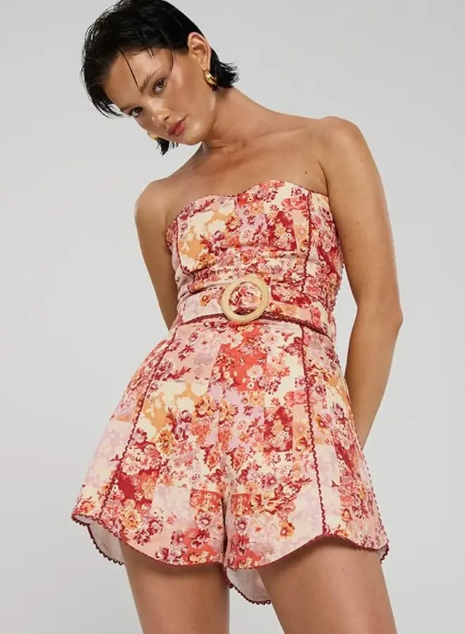 Winona- Selca Playsuit- Red