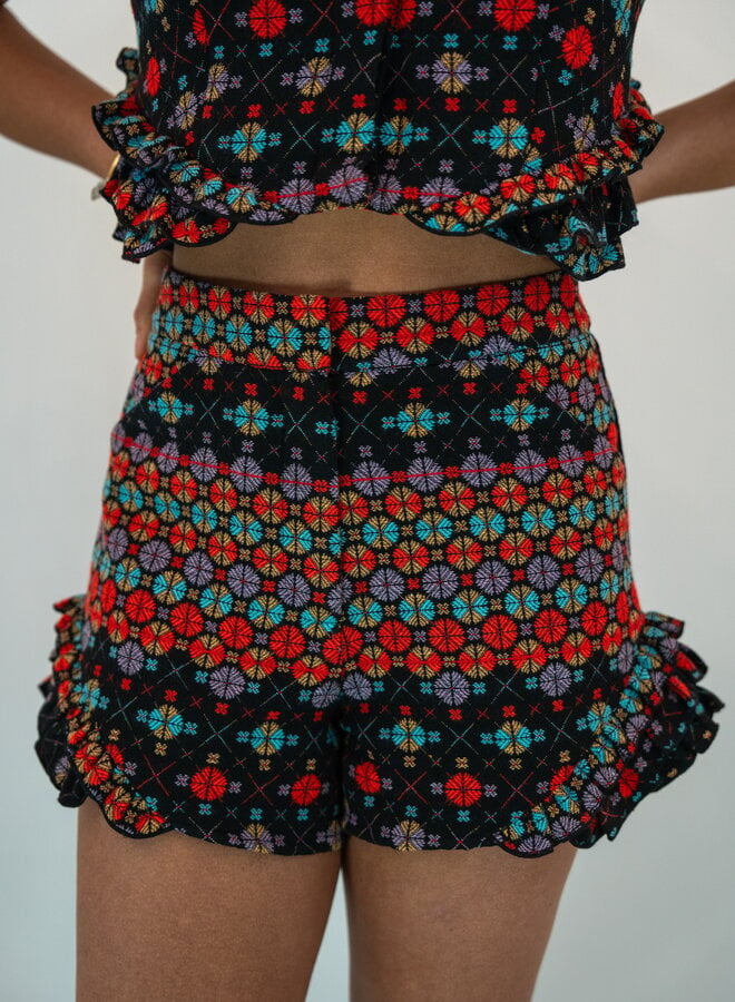 SHUG- Maggie Short- Circle Jacquard