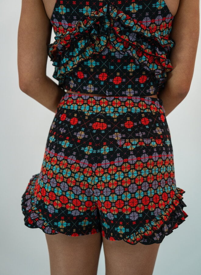 SHUG- Maggie Short- Circle Jacquard