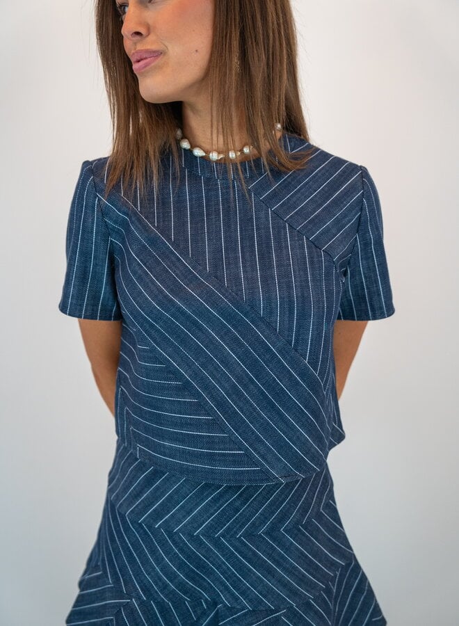 SHUG- Diana Top- Tick Stripe