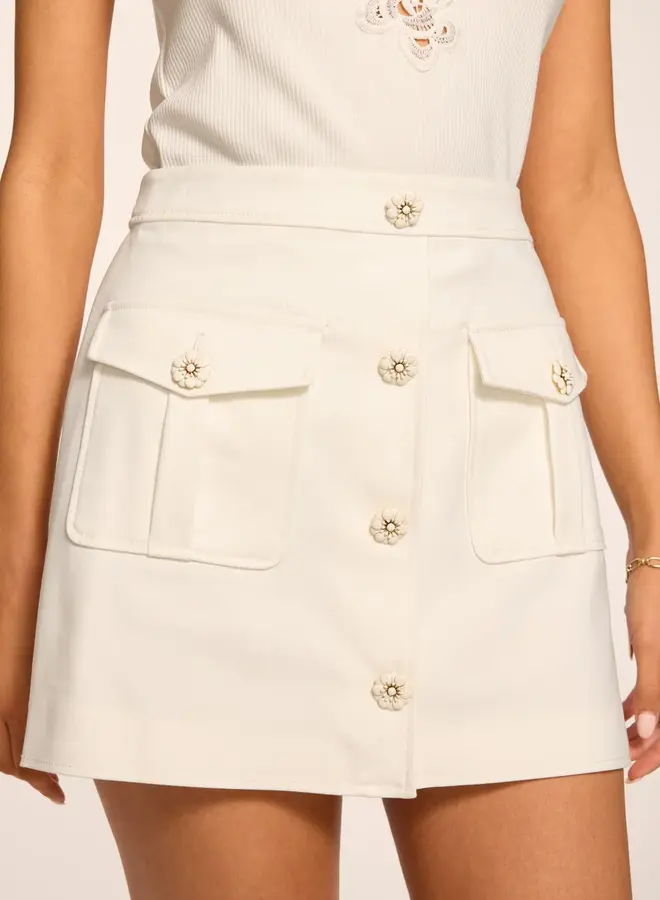 Ramy Brook- Briella Skirt- Ivory