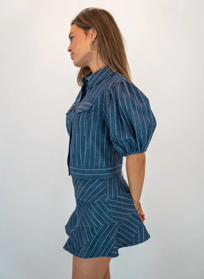 SHUG- Elizabeth Jacket- Tick Stripe