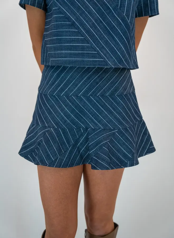 SHUG- Diana Skirt- Tick Stripe