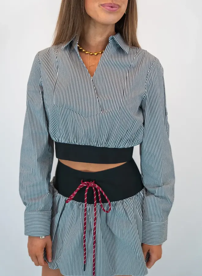 SHUG- Ani Top- Verigated Stripe