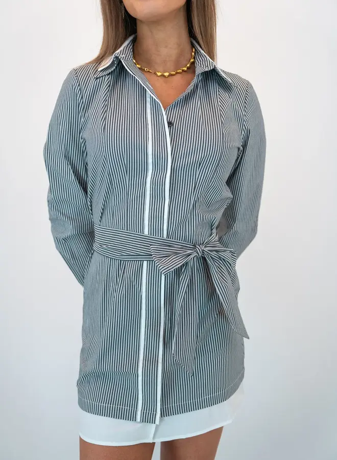 SHUG- Willa Dress- Verigated Stripe