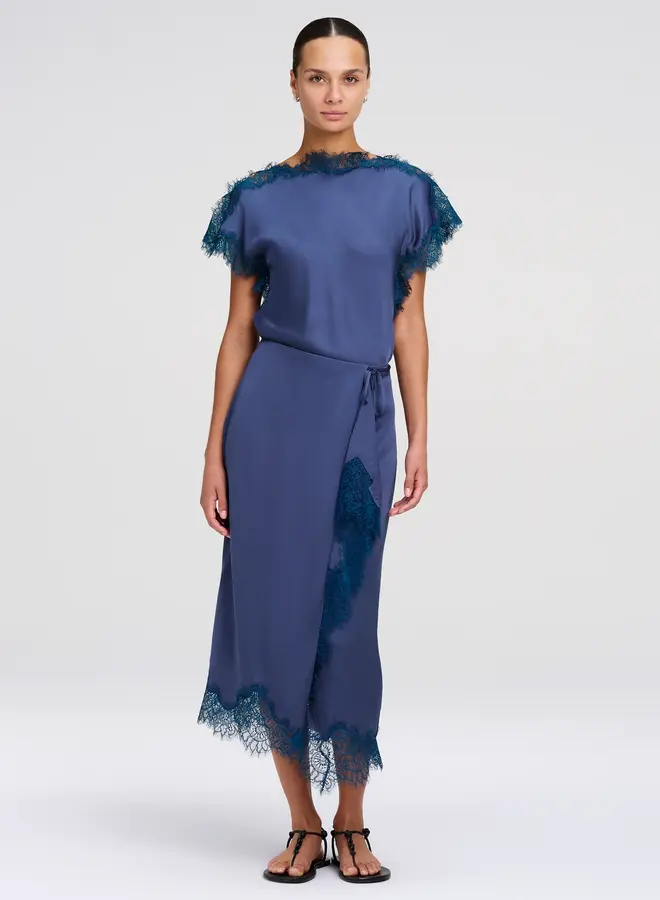 ALC- Bree Skirt- Ash Blue